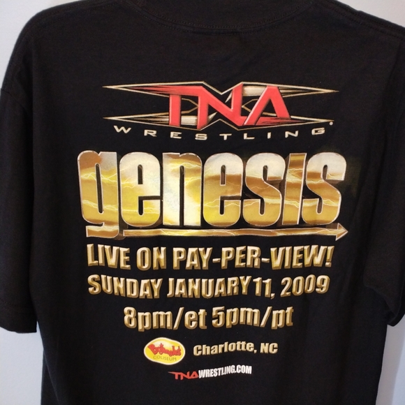 RARE Wrestling Tee - Mick Foley T-SHIRT Soft 100% Cotton TNA Wrestling 2009 NWOT - Picture 2 of 6